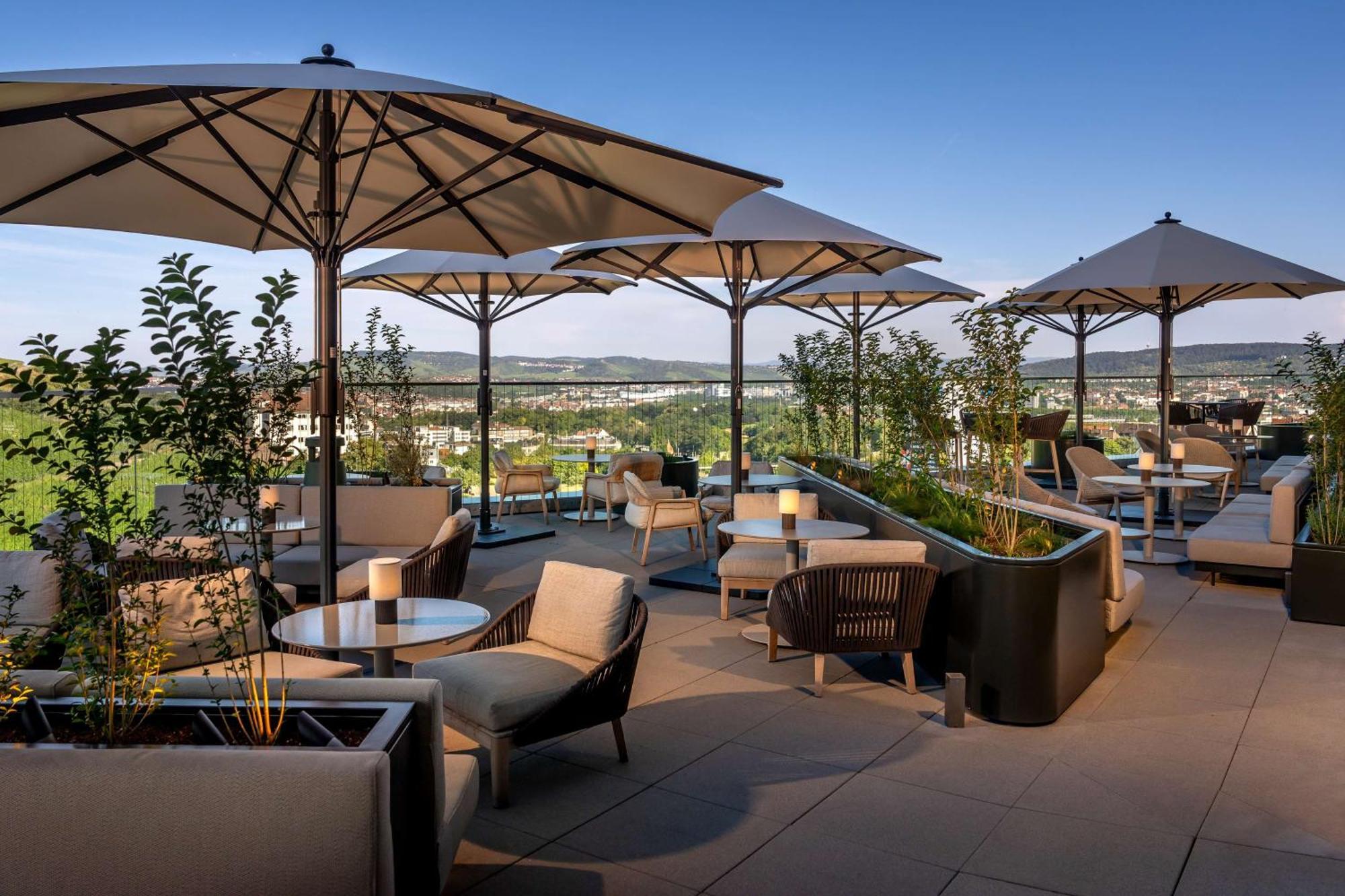 Radisson Blu Hotel At Porsche Design Tower Stuttgart Zewnętrze zdjęcie
